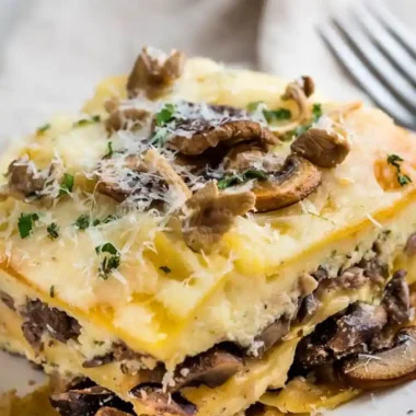 Decadent Wild Mushroom Lasagna