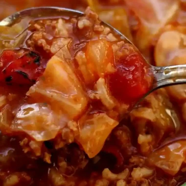 Hearty Instant Pot Cabbage Roll Soup