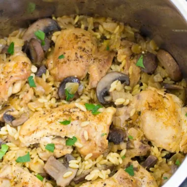 Instant Pot Chicken and Mushrooms