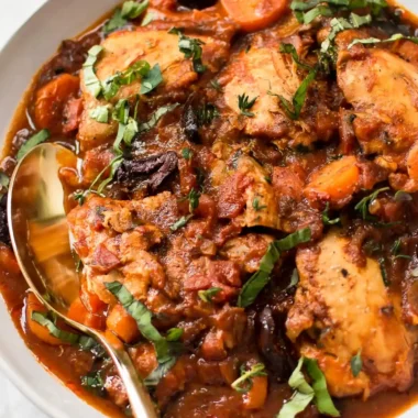 Easy Instant Pot Chicken Cacciatore