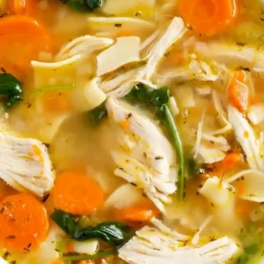 Quick Pressure Cooker Chicken Noodle Soup