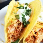 Easy Pressure Cooker Shredded Chicken Tacos
