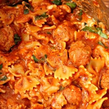 Instant Pot Dump and Go Meatball Lasagna