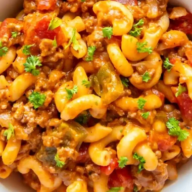 One-Pot Instant Pot Ground Beef Goulash