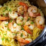Quick Instant Pot Shrimp Scampi Pasta