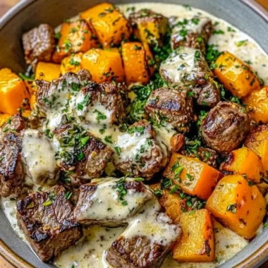 Savory Steak and Roasted Butternut Squash Bowls