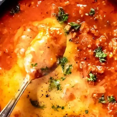Cheesy Keto Lasagna Soup