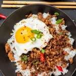 Quick High-Protein Korean Ground Beef Bowls