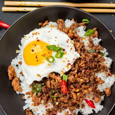 Quick High-Protein Korean Ground Beef Bowls