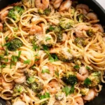 Lemon Garlic Shrimp and Broccoli Pasta
