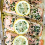 Lemon Garlic Baked Salmon in Foil