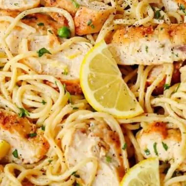 Creamy Lemon Pepper Chicken Pasta