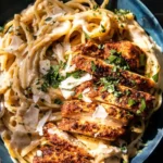 Lemon Pepper Cajun Chicken Fettuccine Alfredo