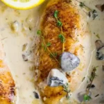 Creamy Lemon Thyme Chicken with Mushrooms