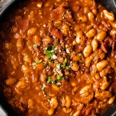 Moroccan White Bean Stew (Loubia)