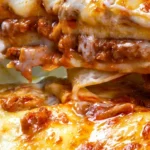 Classic Layered Meat and Cheese Lasagna