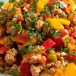 Easy Unstuffed Pepper Bowls