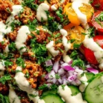 High-Protein Mediterranean Ground Turkey and Quinoa Bowls