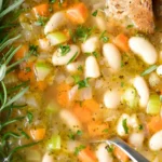 Hearty Mediterranean White Bean Soup