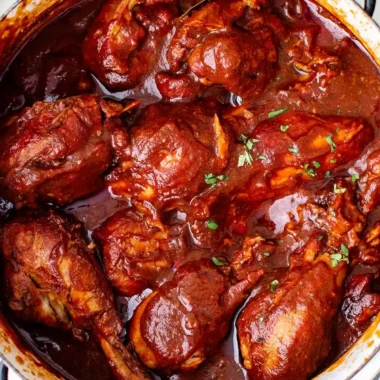 Tender Mexican Chicken Adobo with Smoky Sauce