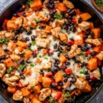 Mexican Chicken Sweet Potato Skillet