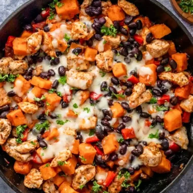 Mexican Chicken Sweet Potato Skillet