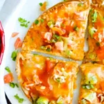Baked Vegetarian Mexican Pizza Copycat