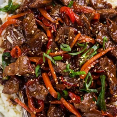 Easy Mongolian Beef Stir-Fry with Savory Glaze