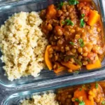 Moroccan-Style Instant Pot Lentils with Sweet Potato