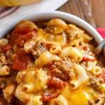 Old Fashioned Beef and Macaroni Goulash