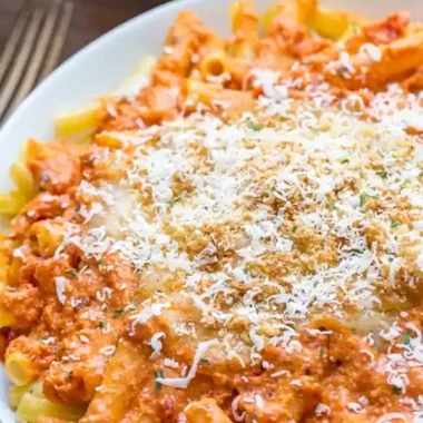 Creamy Five Cheese Baked Ziti Recipe