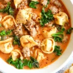 Creamy Tortellini and Kale Soup