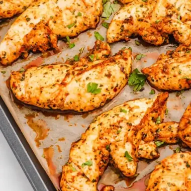 Juicy Oven Baked Chicken Tenders Without Breading