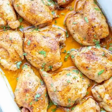 Juicy Oven-Baked Boneless Chicken Thighs