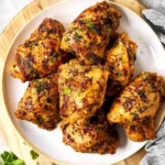 Juicy Oven Baked Chicken Thighs