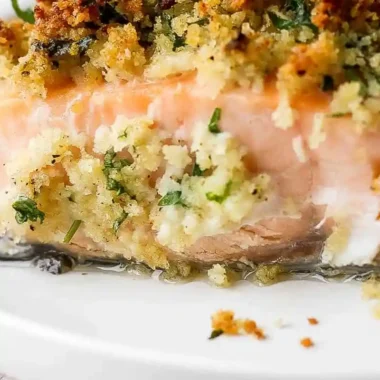 Crispy Panko Crusted Salmon