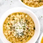 Garlic Parmesan Pasta Soup
