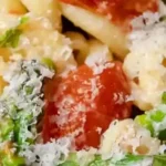 Pasta with Asparagus and Cherry Tomatoes