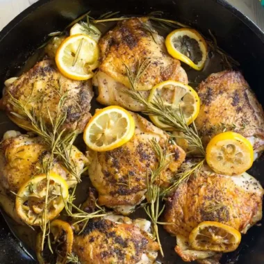 Crispy Herb-Roasted Chicken Thighs