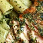 Pan-Seared Salmon with Basil Pesto Butter