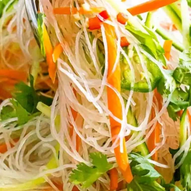 Vietnamese Noodle Salad with Tangy Dressing