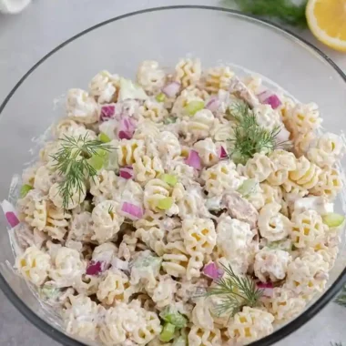 Creamy Tuna Pasta Salad