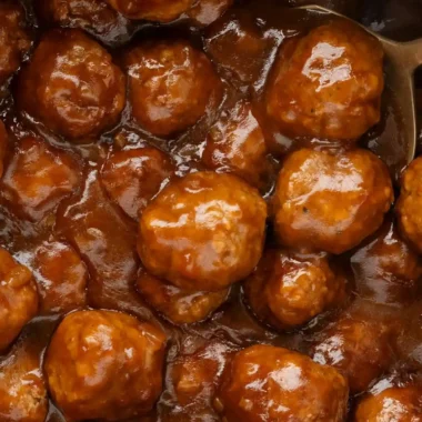 Slow Cooker Salisbury Steak Meatballs