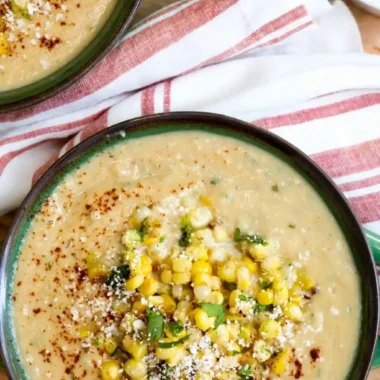 Creamy Mexican Street Corn Soup