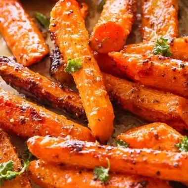Parmesan Garlic Roasted Carrots