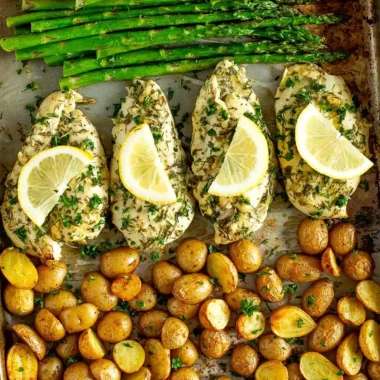 Sheet Pan Chicken and Asparagus