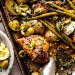 Sheet Pan Honey Garlic Chicken and Feta Potatoes