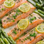 Easy Sheet Pan Salmon and Asparagus