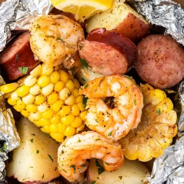 Shrimp Boil Foil Packets