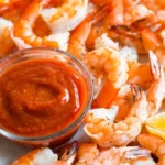 Homemade Oven-Roasted Shrimp Cocktail with Zesty Sauce